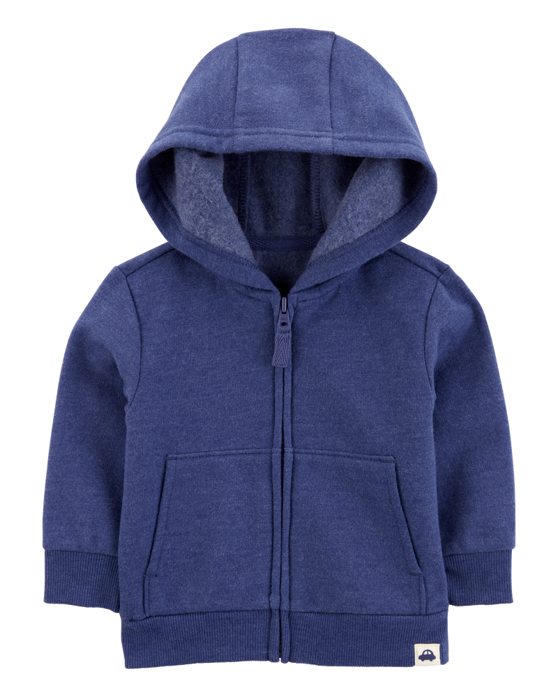 Baby Zip-Up Fleece Hoodie, image 1 of 3 slides