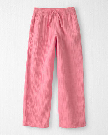 Filles - Pantalon en gaze de coton biologique , 