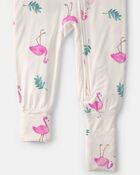 B&eacute;b&eacute; fille - Pyjama 1 pi&egrave;ce Ajust&eacute; PurelySoft - Ivoire, image 3 sur 7 diapositives