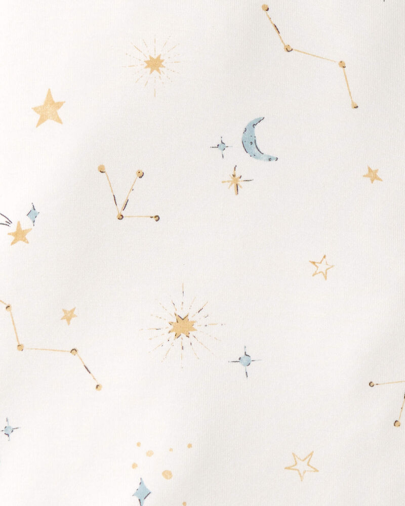 Baby Constellation 2-Way Zip Wearable Blanket - White, image 4 of 5 slides