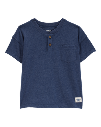 Toddler Pocket Henley Tee, 