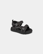 Tout-petit gar&ccedil;on - Sandales d&eacute;contract&eacute;es - Noir, image 1 sur 6 diapositives