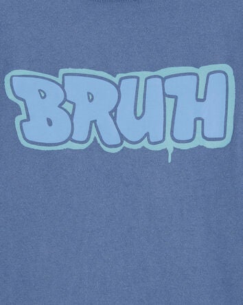 Kid Bruh Graphic Tee - Blue, 