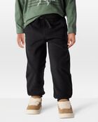 Toddler Pull-On Microfleece Sweatpants, image 1 of 6 slides