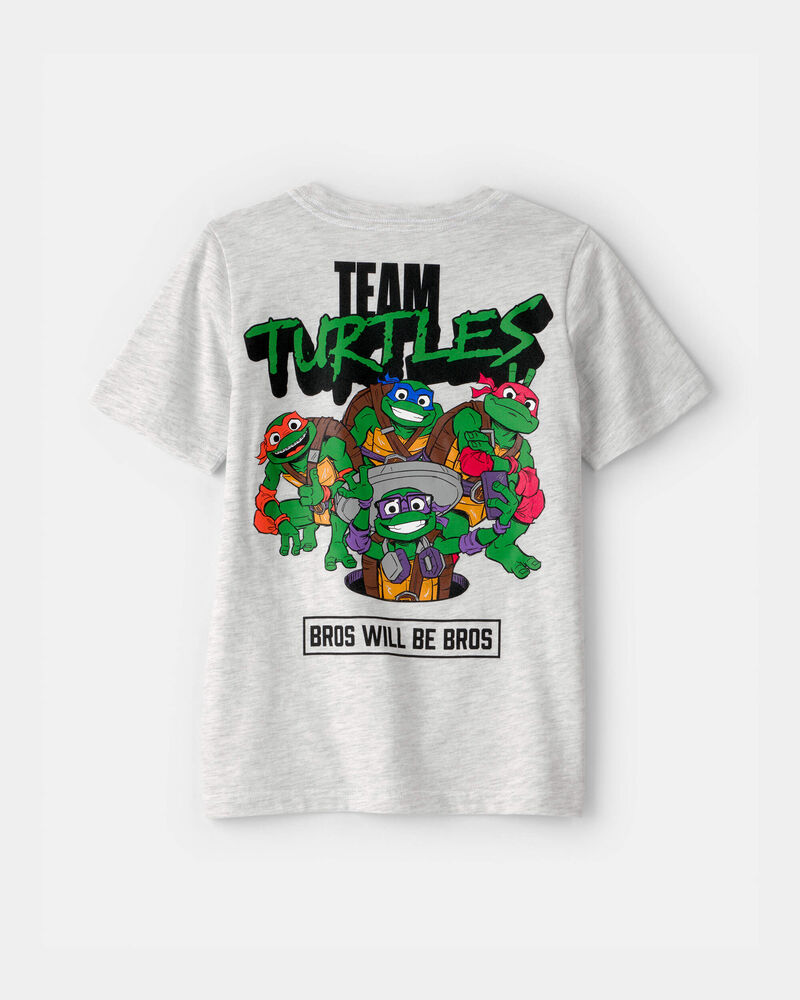 Boys Ninja Turtles Graphic Tee - Grey, image 2 of 4 slides