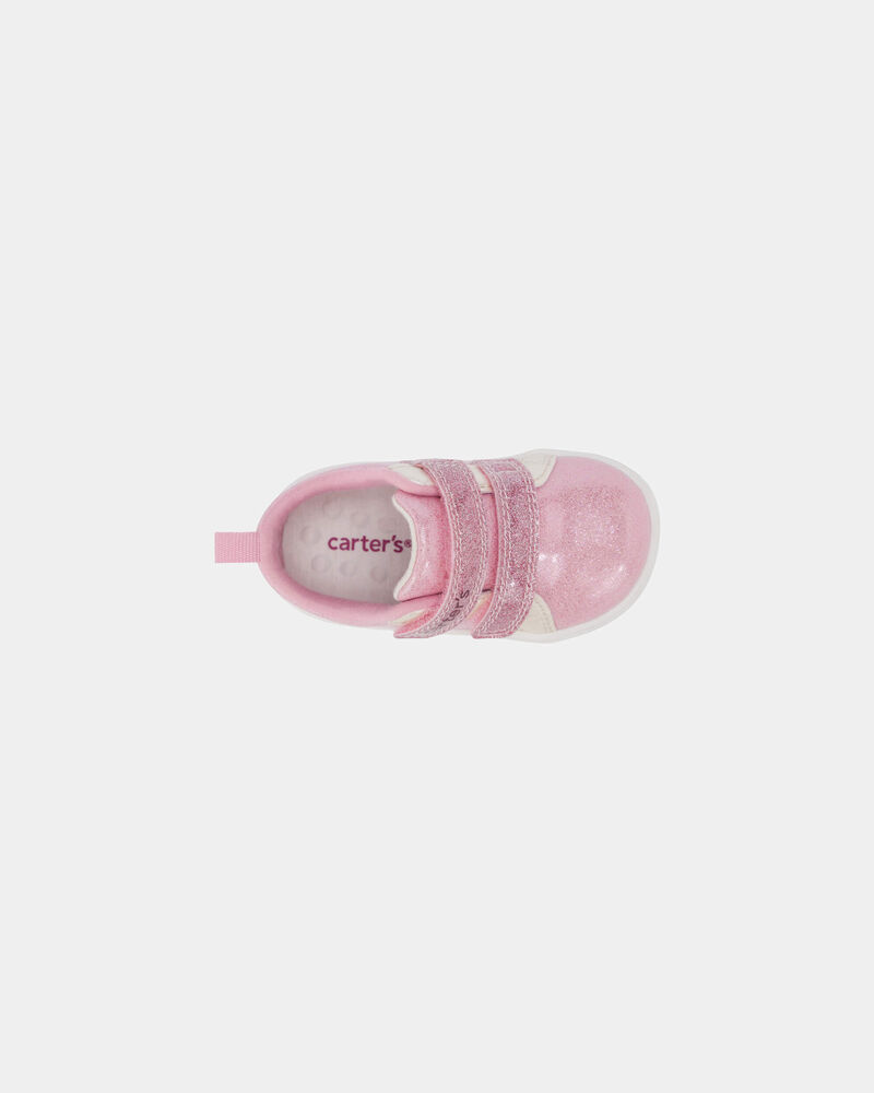 Baby Girl Every Step&reg; First Walker Shimmer Sneakers - Pink, image 4 of 6 slides