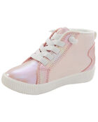 Kid Metallic High-Top Sneakers, image 6 of 6 slides
