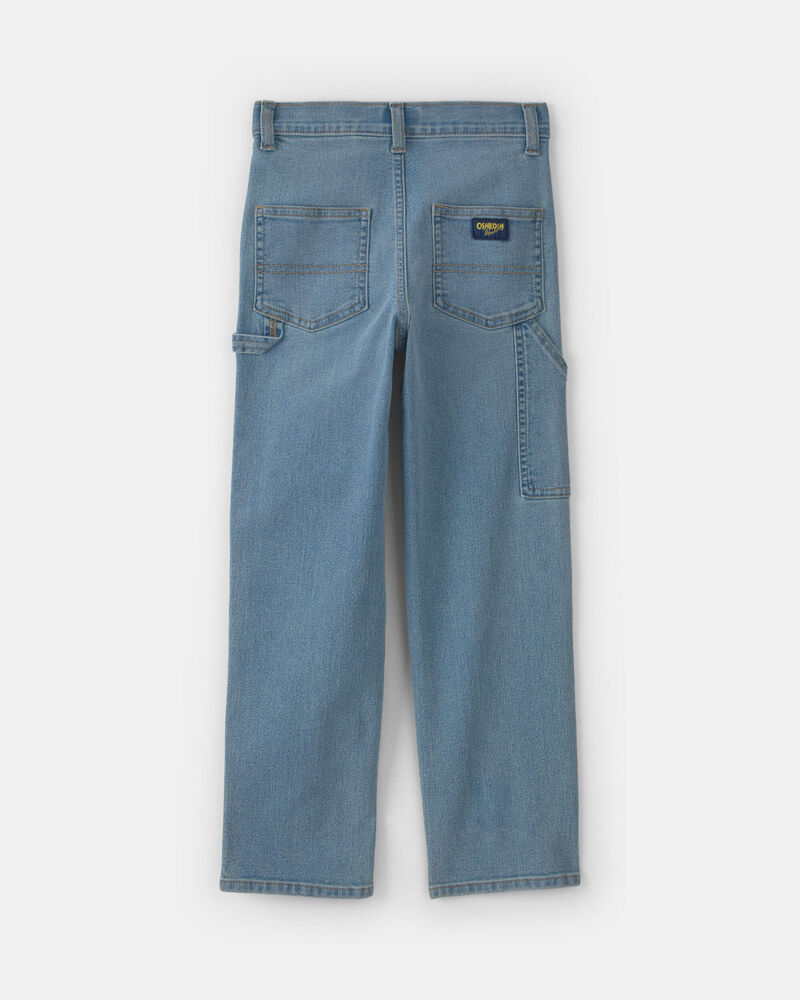 Boys Straight-Leg Jeans - Light Wash, image 2 of 4 slides