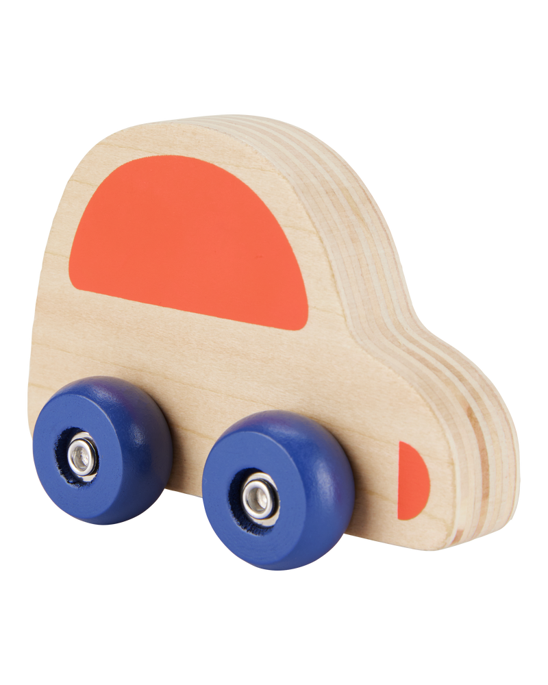 B&eacute;b&eacute; - Voiture en bois &agrave; pousser, image 1 sur 1 diapositives