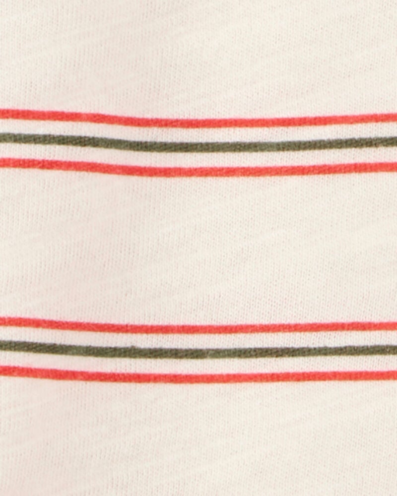 Toddler Striped Slub Jersey Henley, image 2 of 3 slides