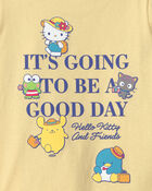 Toddler Girl 'Ciao! It's Going To Be A Good Day' Hello Kitty Graphic Tee - Yellow, image 4 of 5 slides