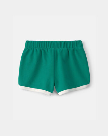 Toddler Girl French Terry Athletic Shorts - Green, 