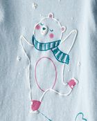 Toddler Girl Polar Bear Long-Sleeve Graphic Tee - Blue, image 2 of 4 slides