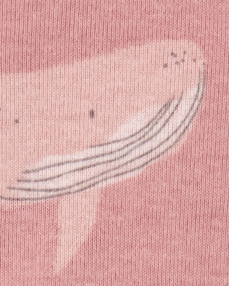 Baby Whale Print Snug Fit Cotton 1-Piece Pyjamas, image 2 of 4 slides