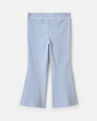Toute-petite fille &ndash; Pantalon &agrave; enfiler en molleton &ndash; Bleu, image 2 sur 3 diapositives