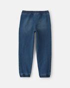 Boys Denim Relaxed Joggers - Medium Wash, image 5 of 7 slides