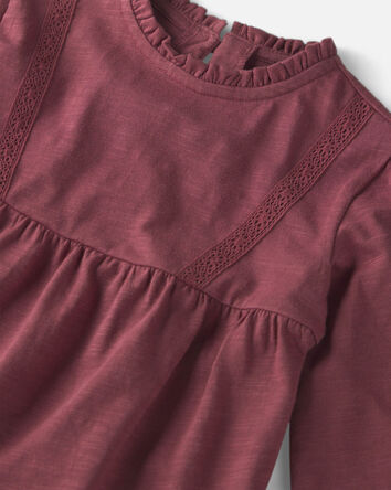 Baby Girl Organic Cotton Peplum Top, 
