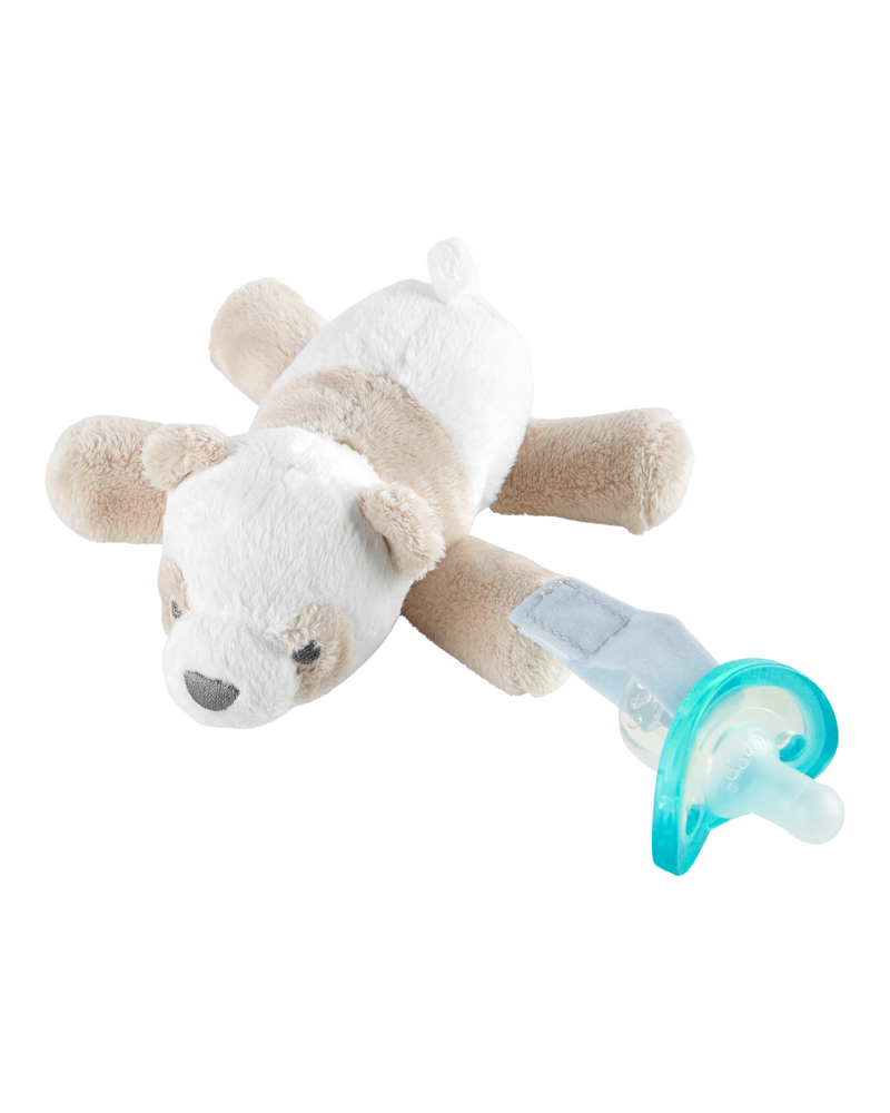 Baby Panda Plush Pacifier Loop, image 1 of 2 slides
