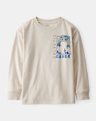 Boys Galactic Gamer Long-Sleeve Tee - Cream, image 1 of 5 slides