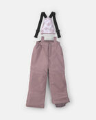 Girls 2 Piece Colourblock Snowsuit - Dove, image 3 of 13 slides