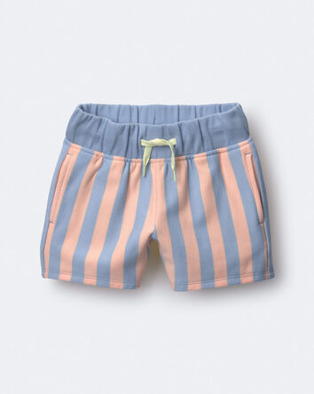 Toddler City Park&trade; Short in Stripes - Blue/Pink, 
