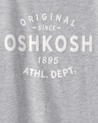 Gar&ccedil;ons - T-shirt &agrave; manches courtes &agrave; imprim&eacute; logo OskKosh - Bleu, image 3 sur 3 diapositives