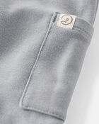 B&eacute;b&eacute; - Emballage de 2 pantalons molletonn&eacute;s en coton biologique, image 2 sur 3 diapositives