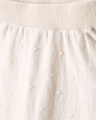 Baby Girl Bow Cotton Long-Sleeve Tee & Pant Set - White, image 2 of 4 slides