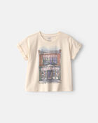 Filles - T-shirt &agrave; imprim&eacute; &laquo;New York City&raquo; - Cr&egrave;me, image 1 sur 3 diapositives
