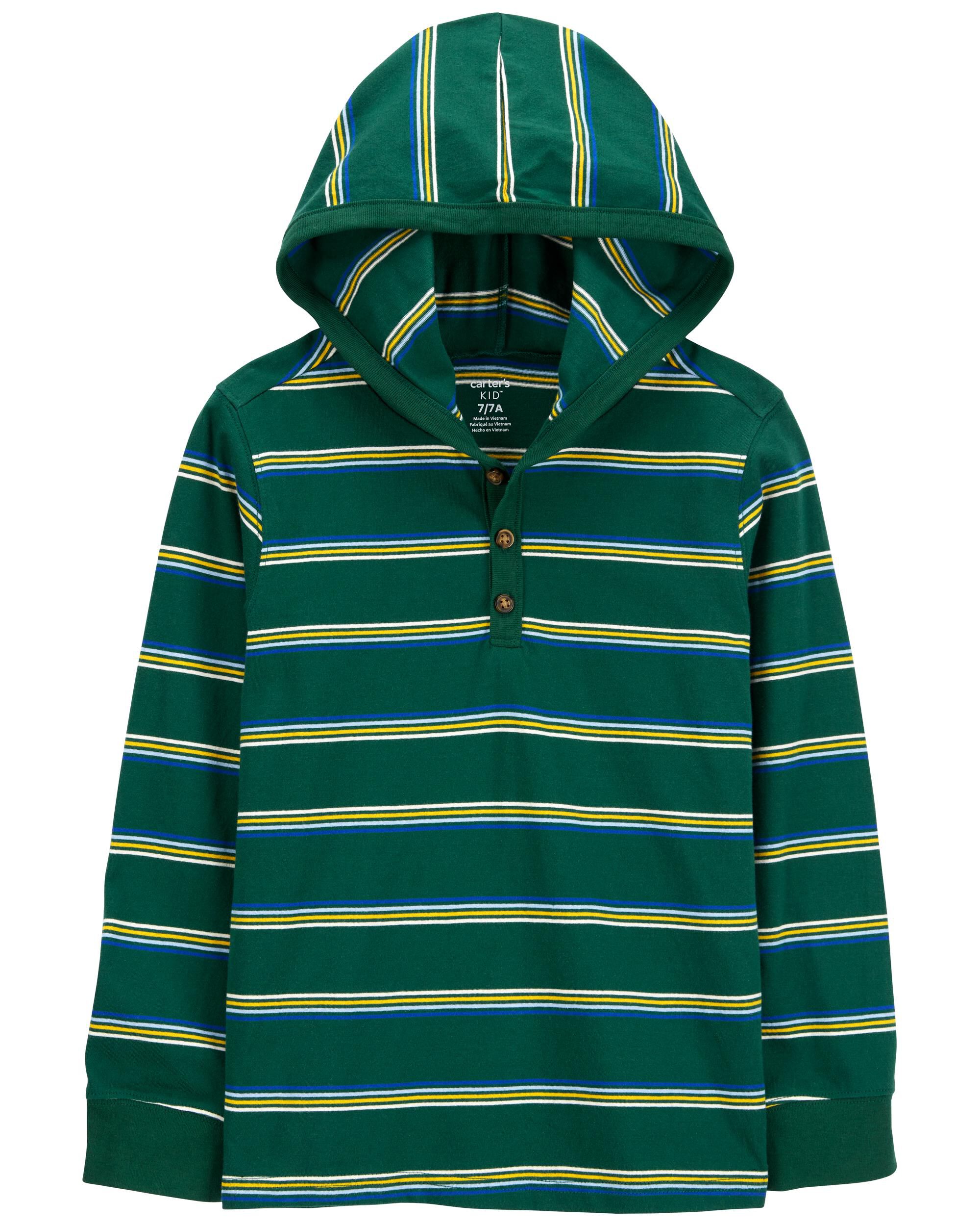 Hooded henley online