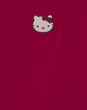 Filles - Haut manches longues &agrave; motif c&oelig;ur Hello Kitty&reg; &ndash; Rouge, 