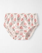 Baby Girl Organic Cotton Floral Tiered Dress, image 3 of 6 slides