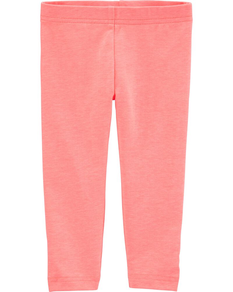 Neon Orange Neon Capri Leggings