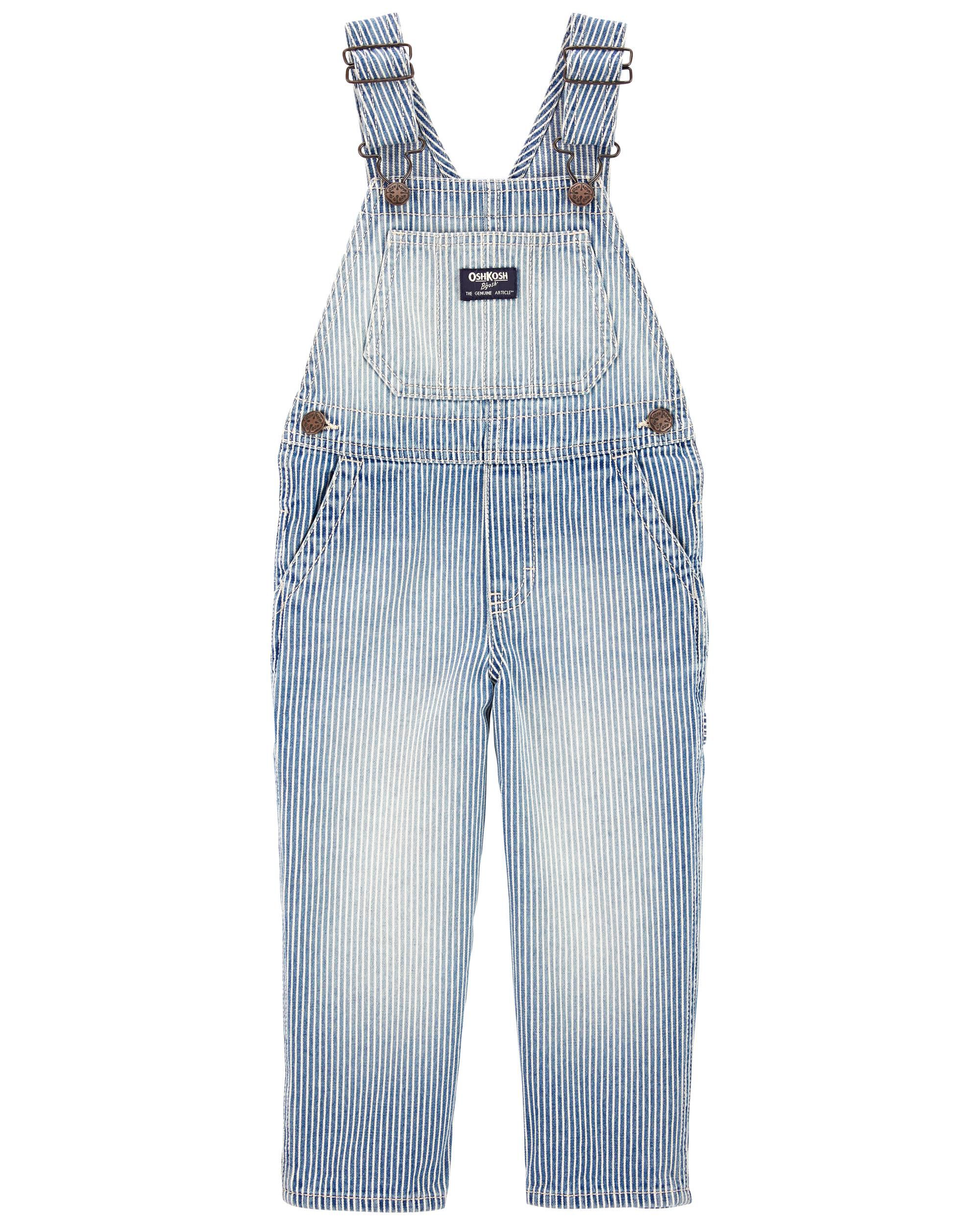 Overalls in Hickory Stripe