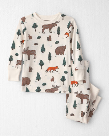 Baby 2-Piece Organic Cotton Pajamas in Woodland Creatures, 