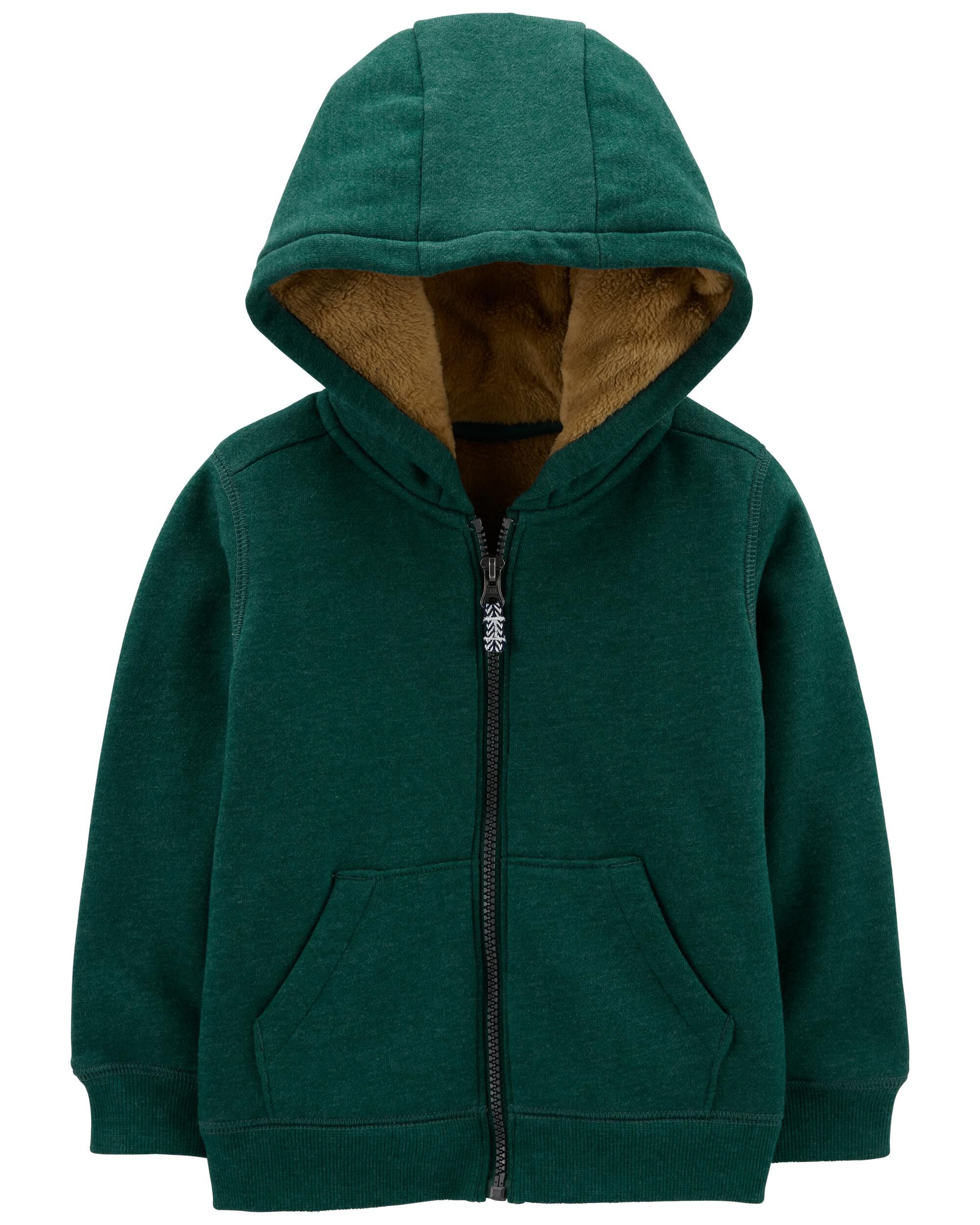 Boys borg lined store hoodie