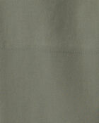 Boys Pull-On Canvas Pants - Olive Green, image 3 of 4 slides