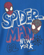 Tout-petit gar&ccedil;on - T-shirt &agrave; imprim&eacute; Spider-Man de &copy;Marvel &laquo;New York&raquo; - Bleu, image 2 sur 2 diapositives