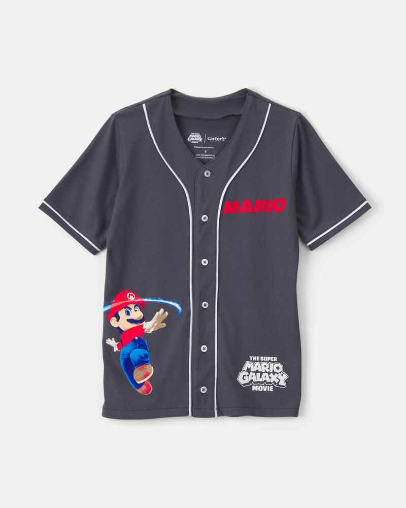 Boys Nintendo Super Mario Jersey - Grey, image 1 of 4 slides