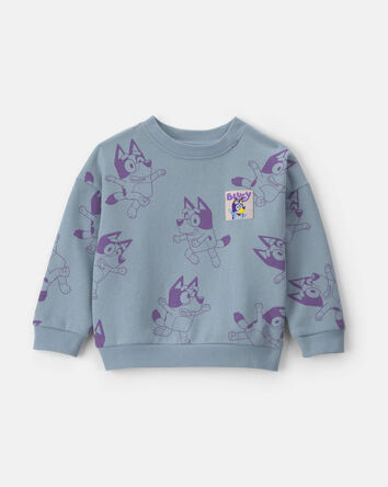 Toute-petite fille &ndash; Chandail en molleton &agrave; motif Bluey&trade; &ndash; Bleu, 