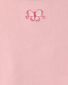 Toddler Girl 2-Piece Short-Sleeve Top & Pant Set &ndash; Pink, image 3 of 4 slides