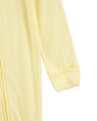 Baby Solid 2-Way Zip PurelySoft Convertible Foot Sleeper Pyjamas - Yellow, image 2 of 8 slides