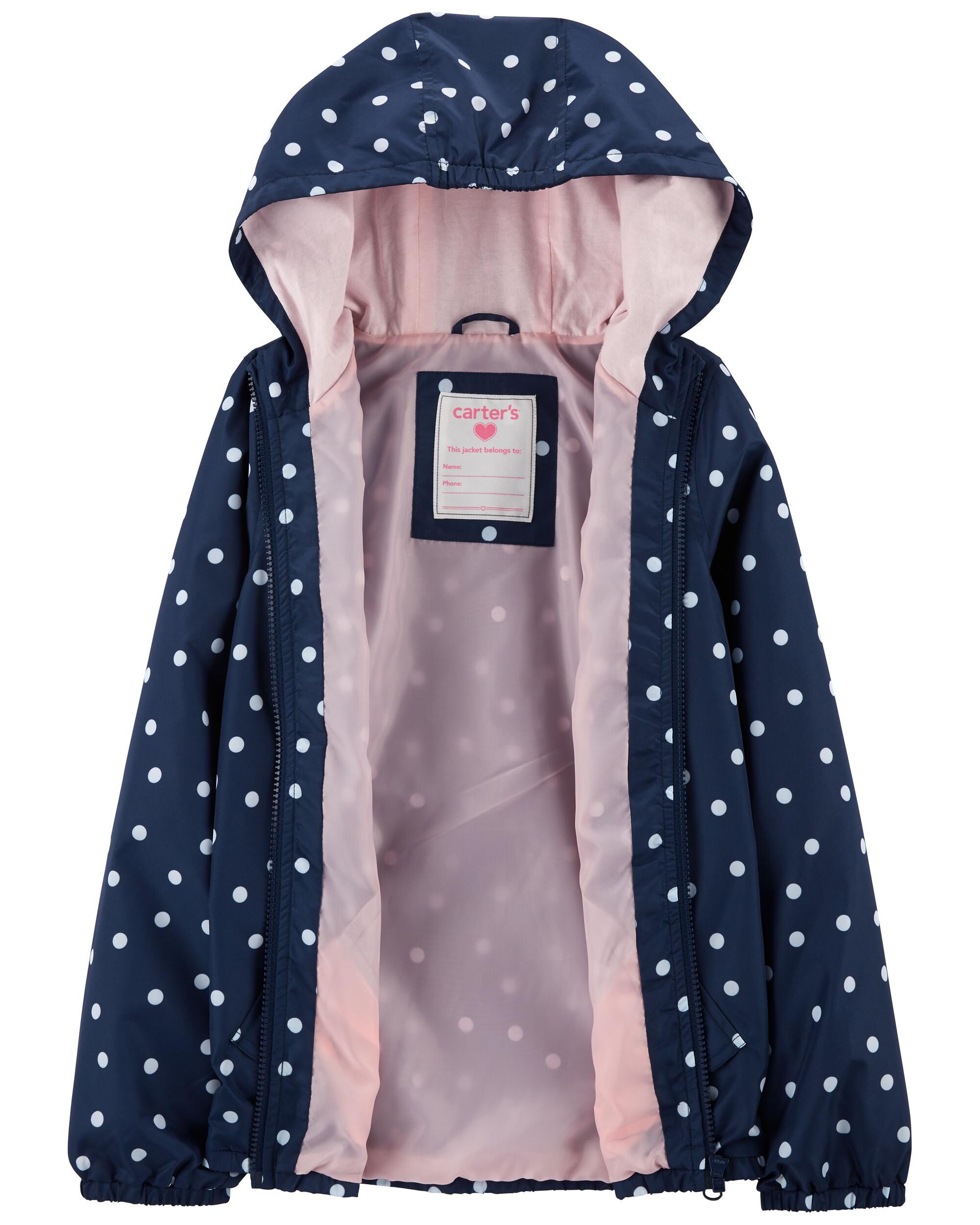 Polka Dot Windbreaker Jacket