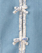 Toddler Girl Patchwork Denim Jacket - Light Wash, image 3 of 4 slides