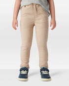 Toddler Boy Cotton Pull-On Fashion Pants - Tan, image 3 of 6 slides