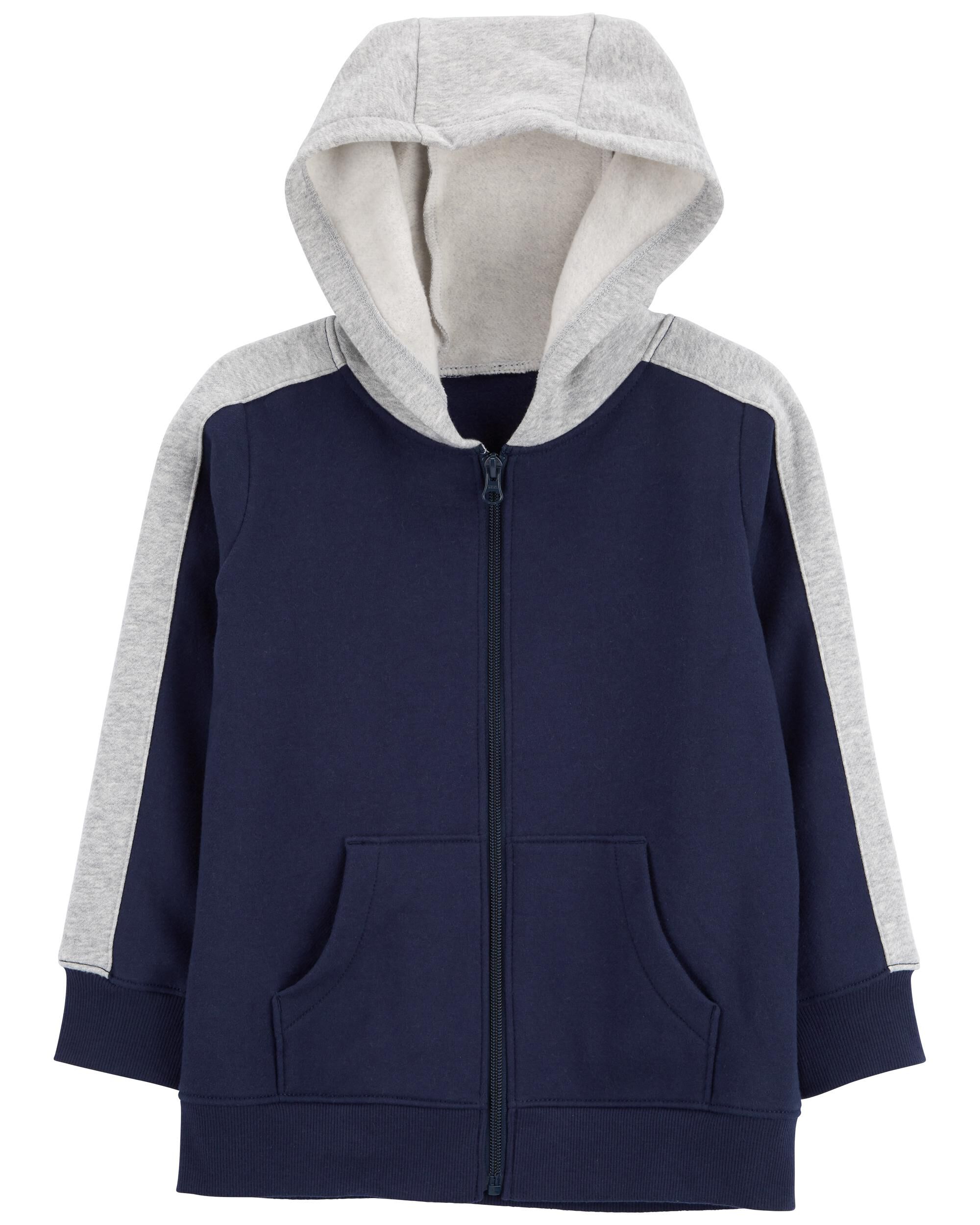 Navy blue clearance zip up fleece