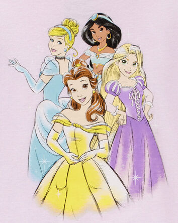 Toddler Girl Disney Princesses Snug Fit 2-Piece Pyjamas - Purple, 