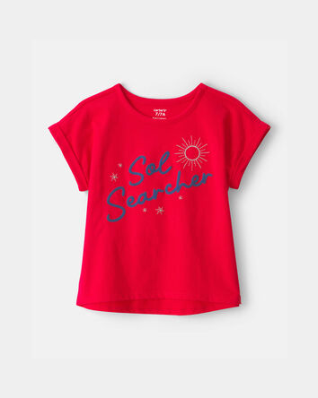 Girls 'Sol Searcher' Top - Red, 
