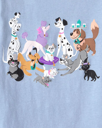 Tout-petit fille - T-shirt &agrave; imprim&eacute; des chiens de Disney&copy; - Bleu, 