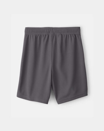 Gar&ccedil;ons - Short en maille active &ndash; Gris, 